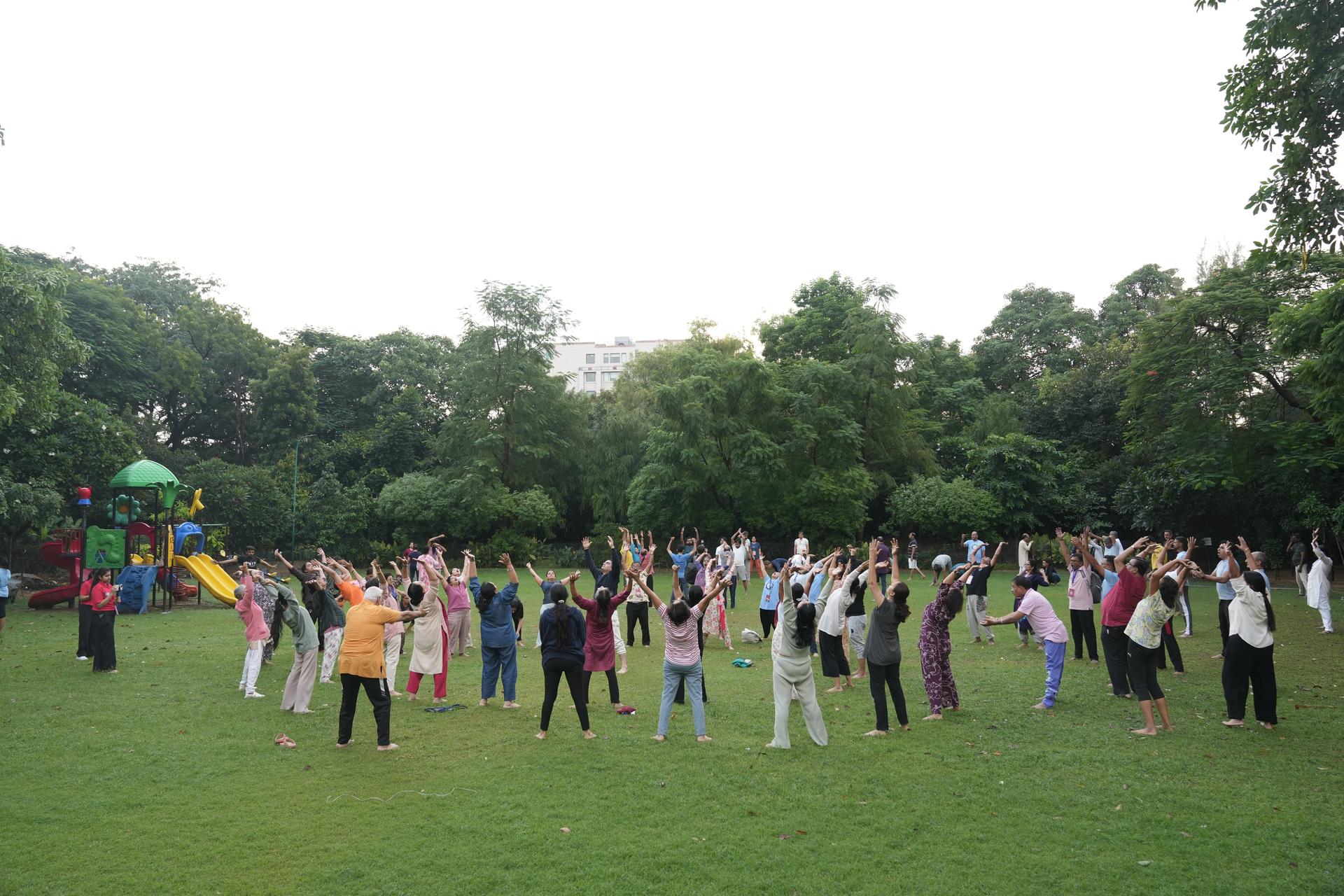 Outdoor Exercise in Park